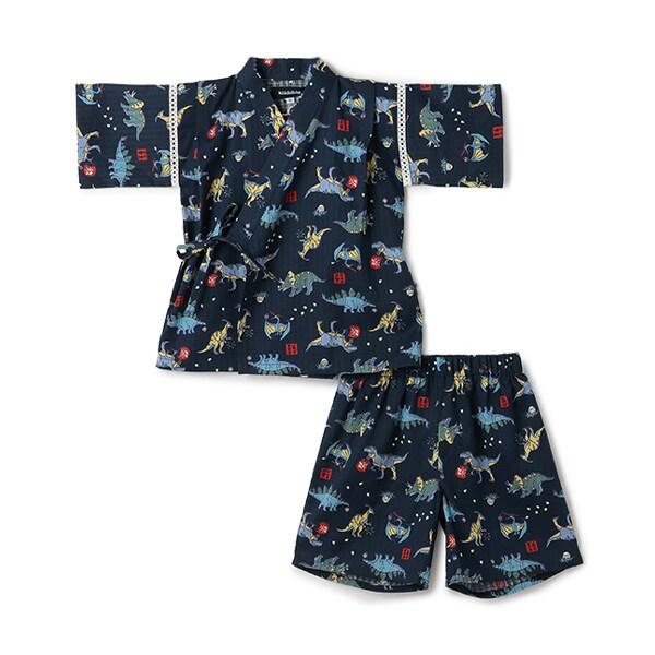 恐龍圖案和服套裝