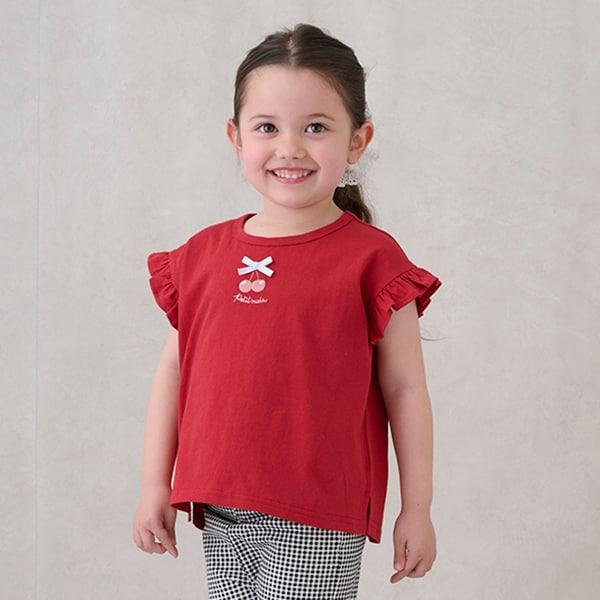 【プティプラ】GIRLS短袖T恤