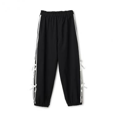 蝴蝶結裝飾休閒工裝褲