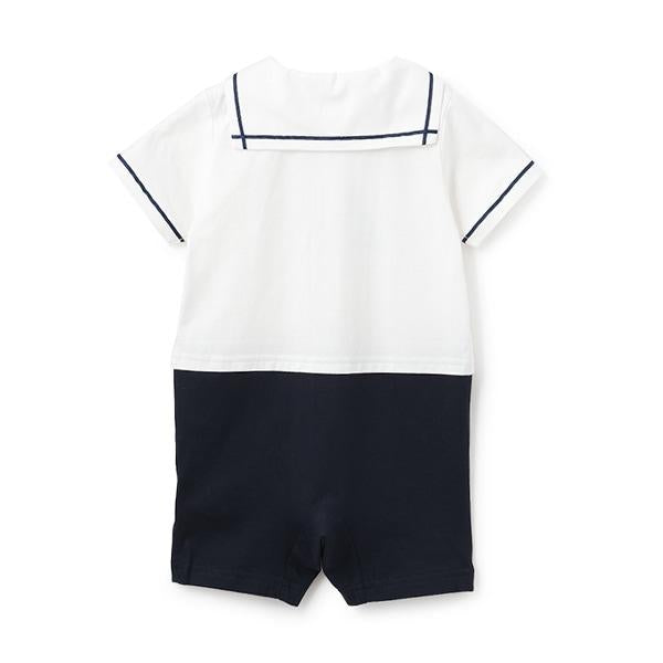 水手風短款連體衣