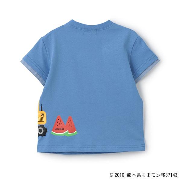【くまモン】西瓜工程機械短袖T恤