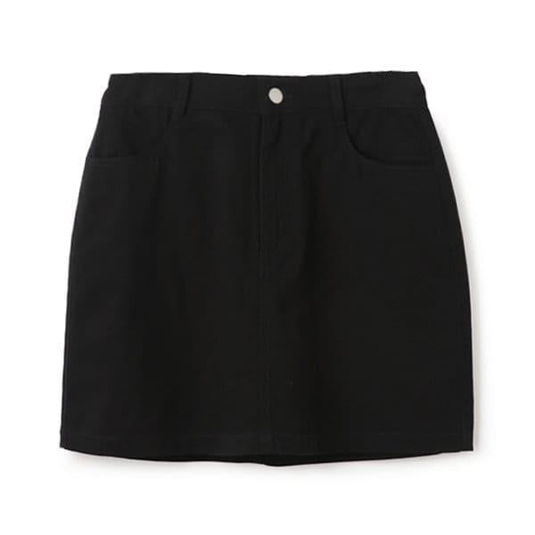 【基礎款】【GOODPRICE】牛仔斜紋臺形裙褲