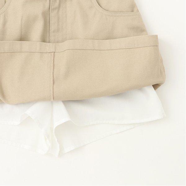 【基礎款】【GOODPRICE】牛仔斜紋臺形裙褲