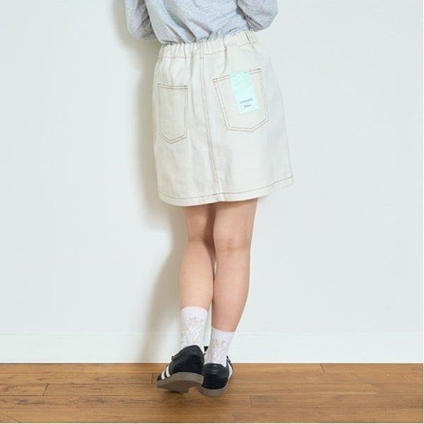 【基礎款】【GOODPRICE】牛仔斜紋臺形裙褲