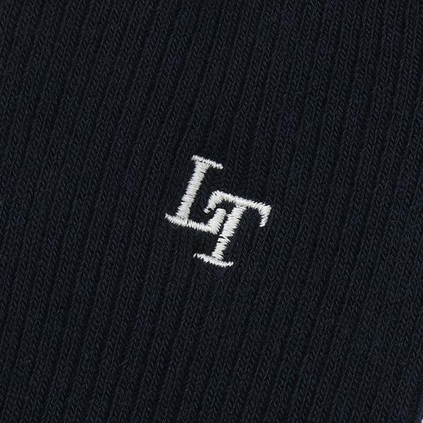 【基礎款】單點刺繡羅紋高筒襪