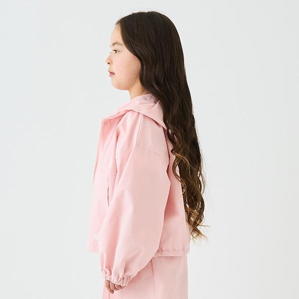 【彈力】泡泡紗前開式連帽衫