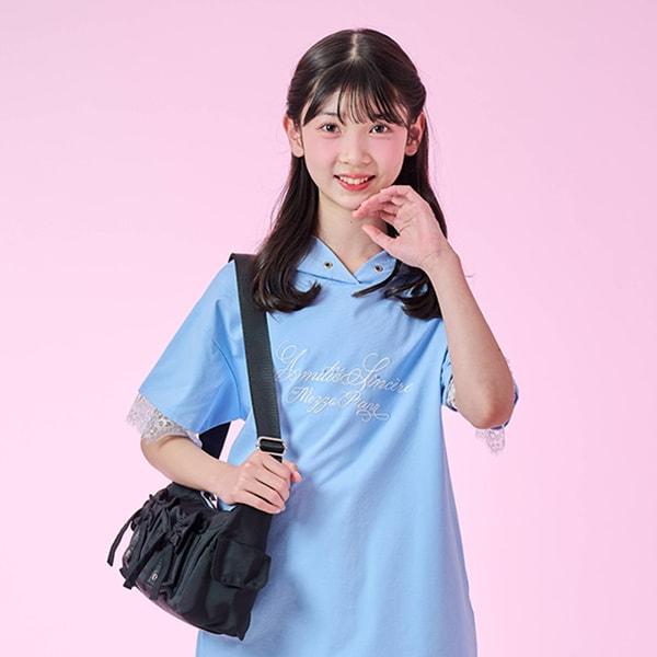 蝴蝶結翻蓋單肩包