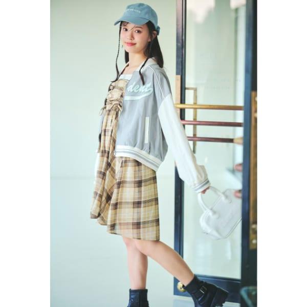 抽繩吊帶連衣裙