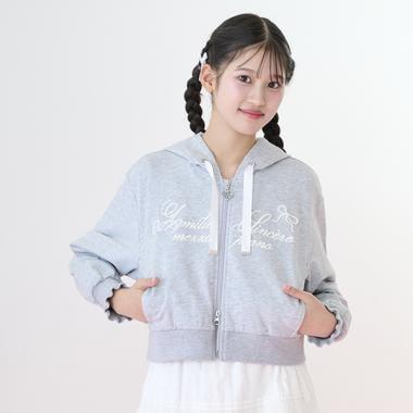 【抗菌・除臭(汗味)】短款雙拉鍊連帽衛衣