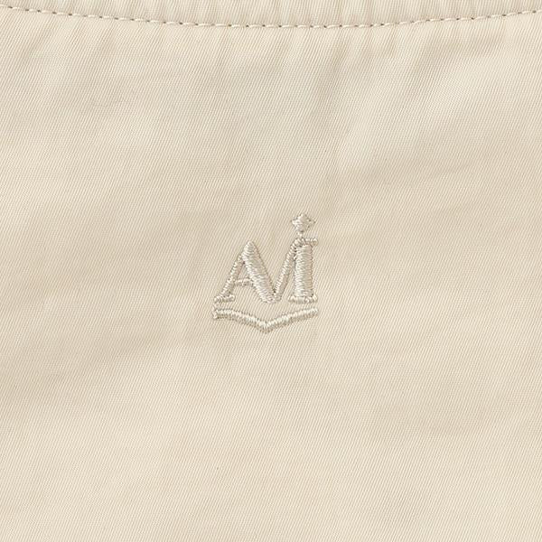 【AMI】【防潑水】條紋羅紋棒球夾克