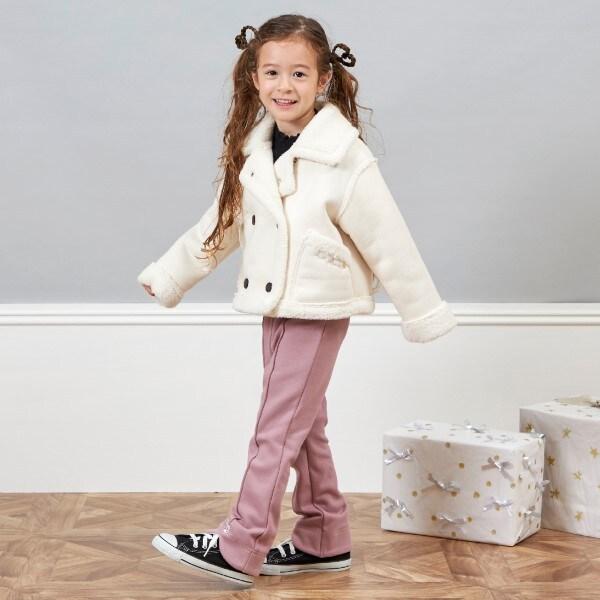 KP 閃光仿麂皮大衣(110~140)