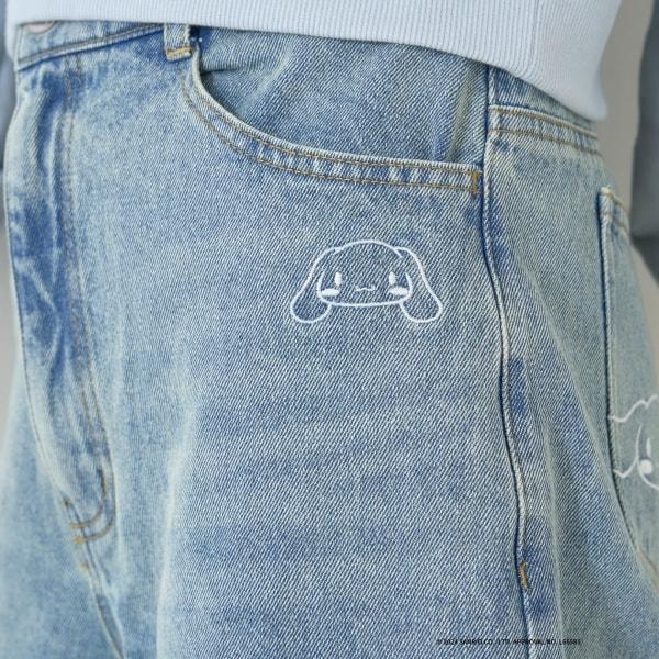《三麗歐》刺繡牛仔褲
