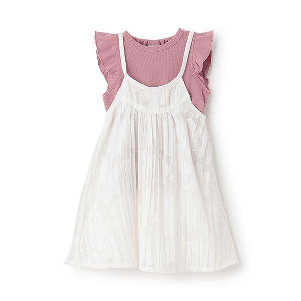 【リンク】提花吊帶連衣裙套裝