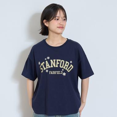 【GOODPRICE】【純棉100%】花卉學院風T恤
