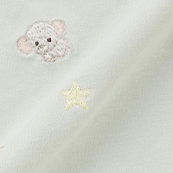 【有機棉】動物刺繡兩用連體衣
