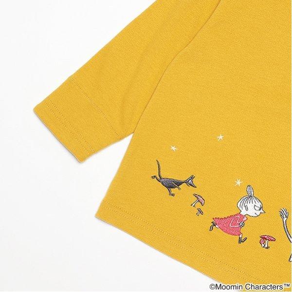《姆明》/下襬刺繡長袖T恤