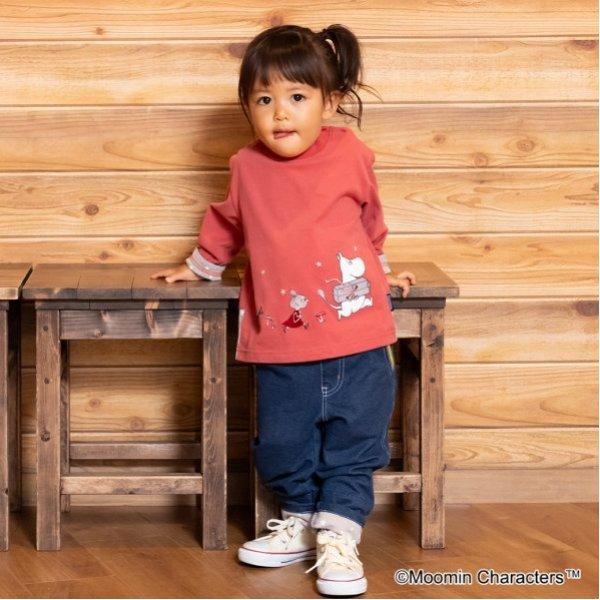 《姆明》/下襬刺繡長袖T恤