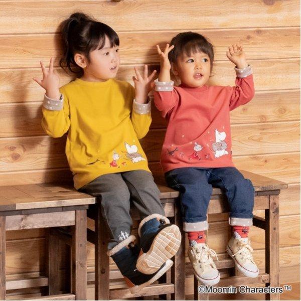 《姆明》/下襬刺繡長袖T恤