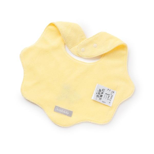 動物刺繡波浪邊圍兜