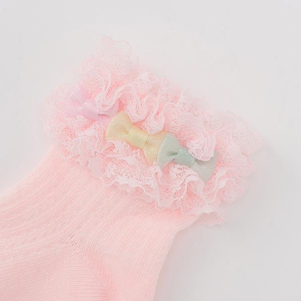 蕾絲蝴蝶結襪