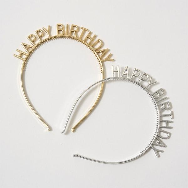 HAPPY BIRTHDAY頭箍