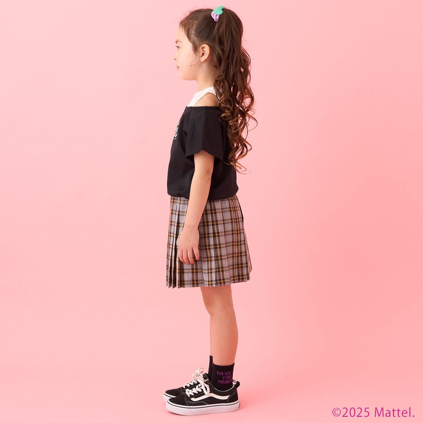 【防汙防潑水】【Barbie】疊穿風格T恤