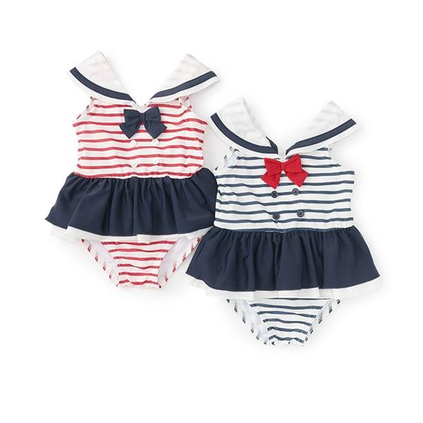【SWIM】女童水手風泳衣