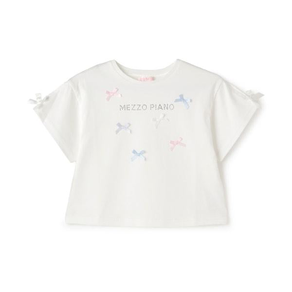 冰淇淋蝴蝶結短袖T恤