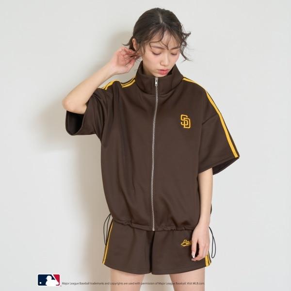 【LTXC】【MLB】【吸水速幹/清爽】短袖運動夾克
