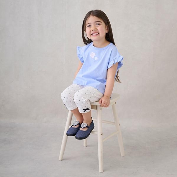 【プティプラ】GIRLS七分打底褲