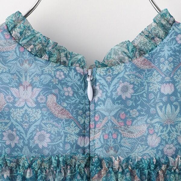 Liberty印花網紗連衣裙