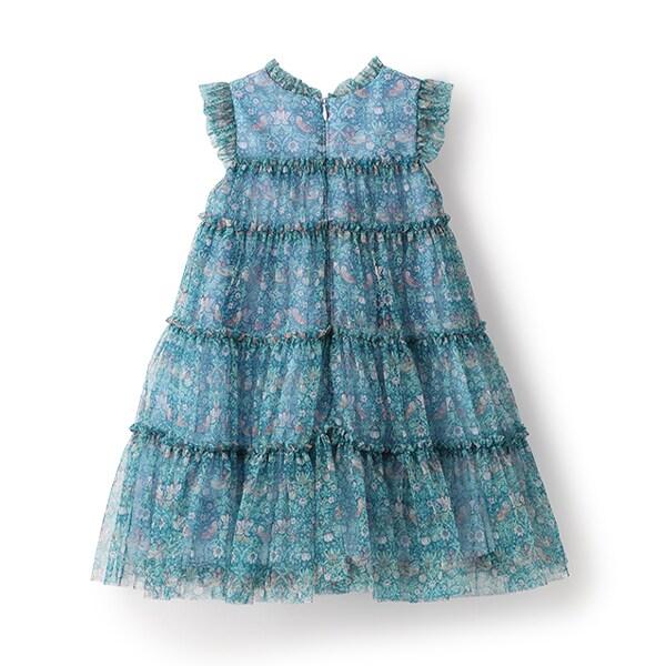 Liberty印花網紗連衣裙