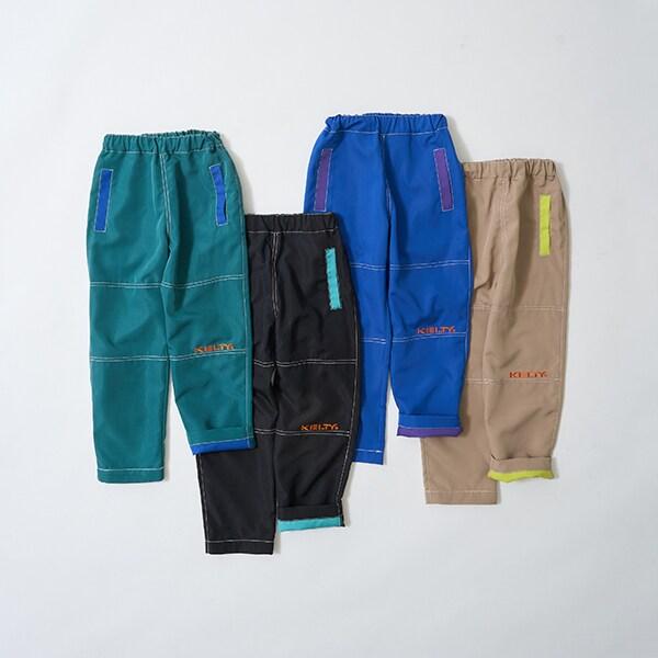 【KELTY】拼色拼接縫線長褲