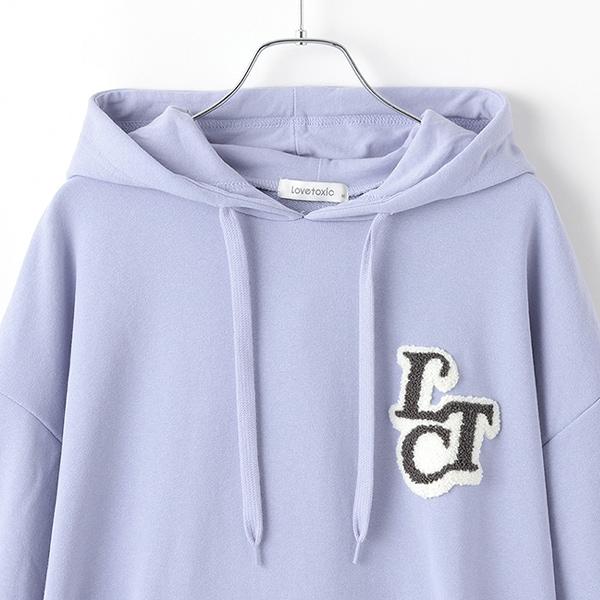 【GOODPRICE】毛圈繡連帽衛衣裙
