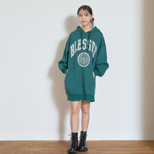 【GOODPRICE】加絨連帽衛衣裙