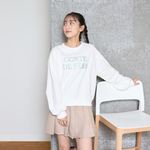 【GOODPRICE】標誌刺繡套頭衫