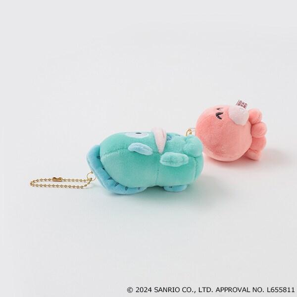 【SANRIO】微笑毛絨鑰匙扣