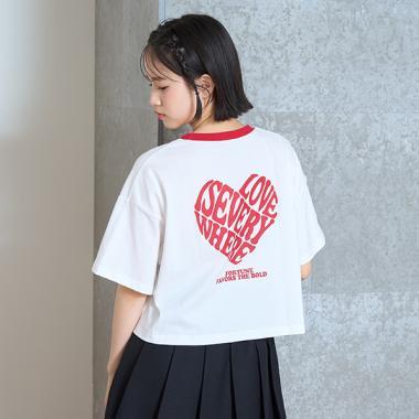【LTXC】【GOODPRICE】背部愛心裝飾T恤