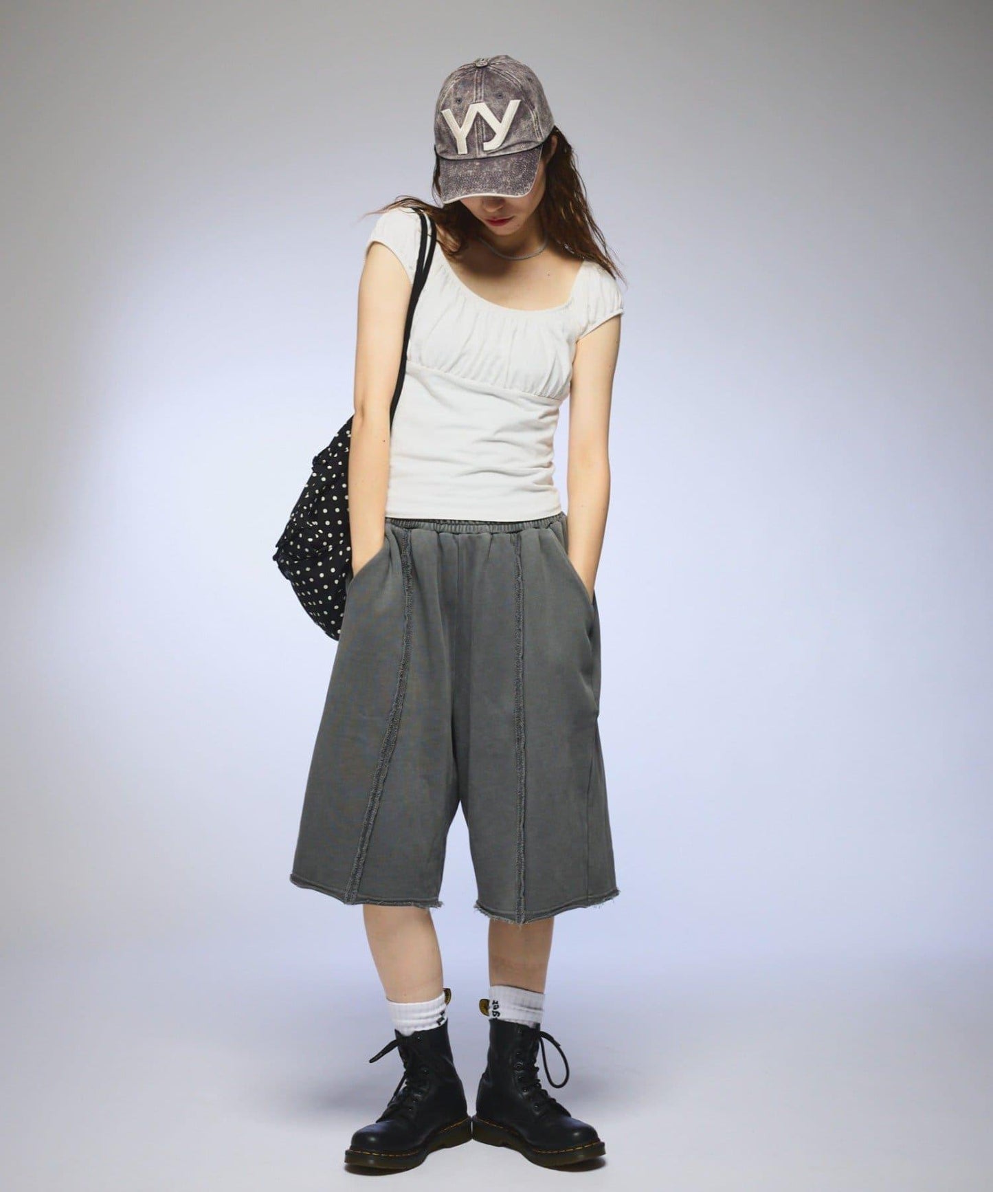 【CIAOPANIC TYPY】【OddStudio】標誌印花休閒短褲