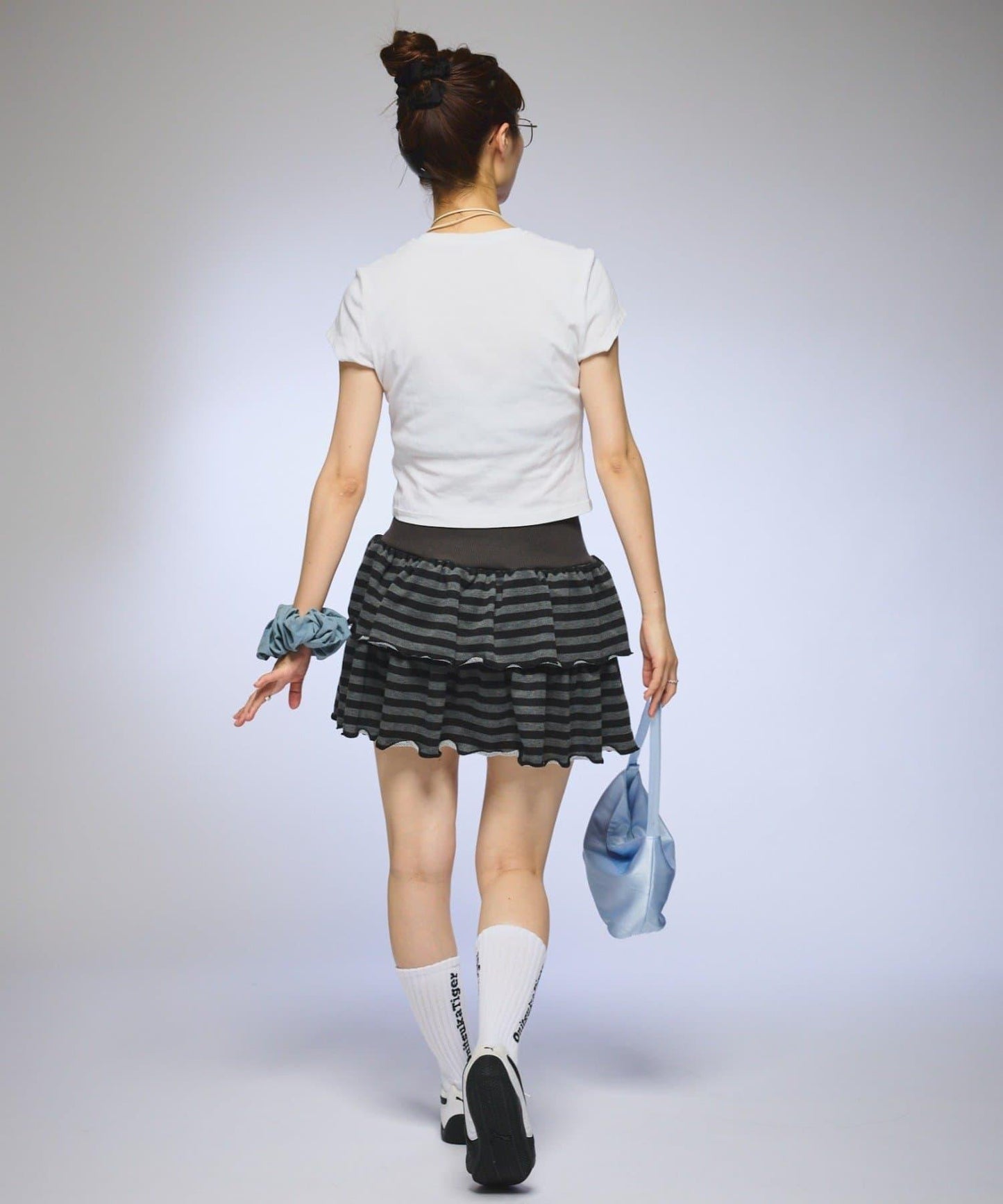 【OddStudio】ピグメントフリルミニスカート