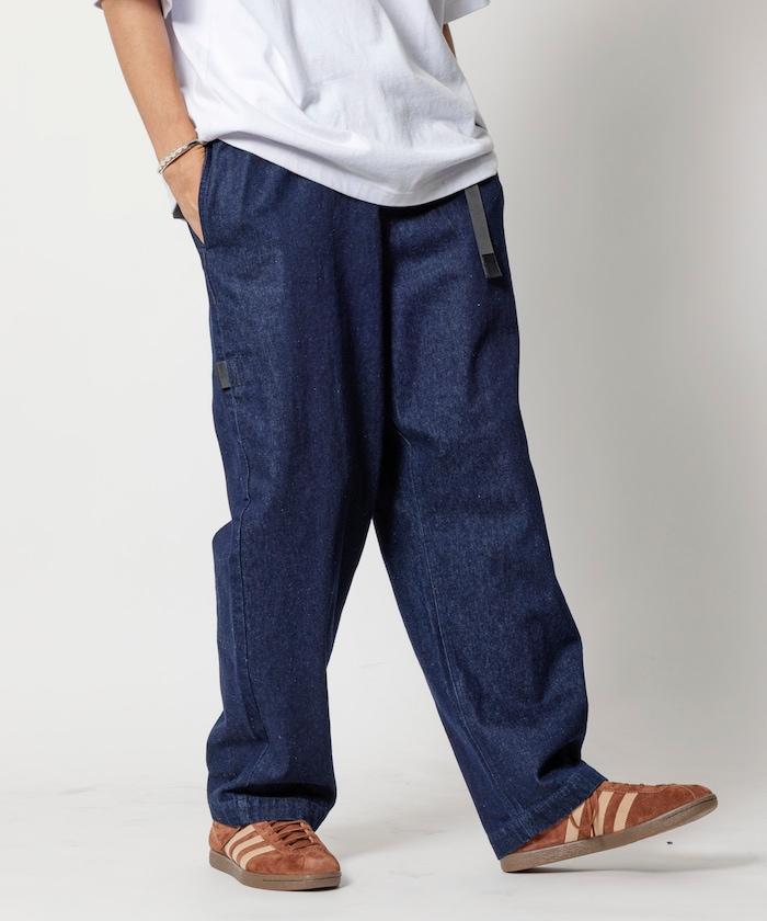 ウェービングベルト デニムパンツ