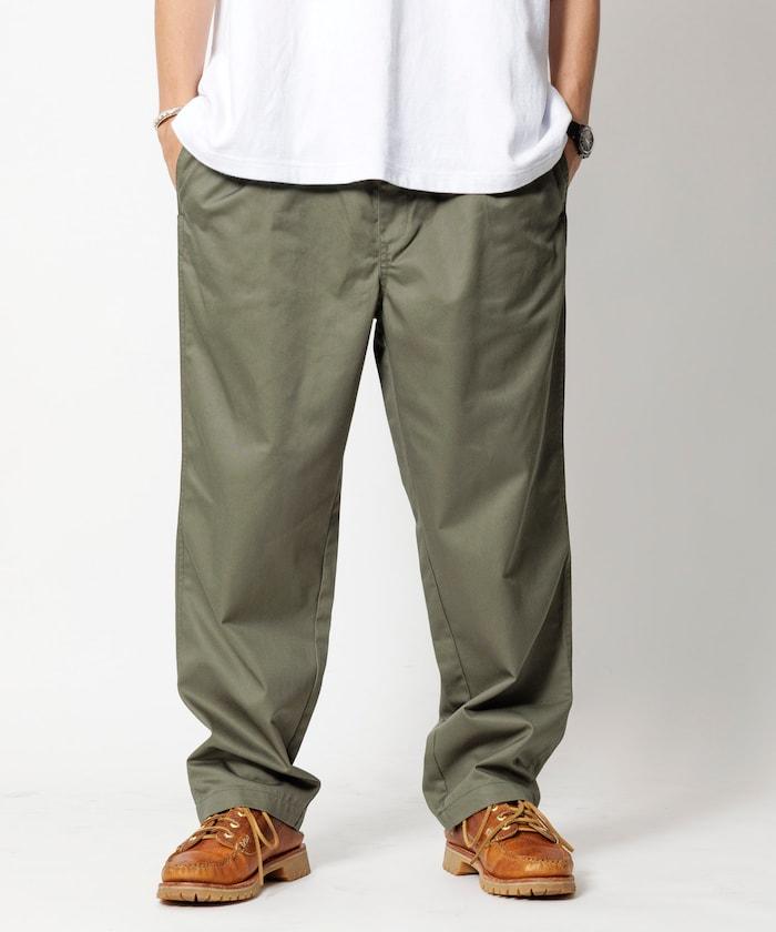 輕鬆合身 帆布 休閒褲