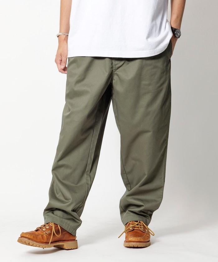 輕鬆合身 帆布 休閒褲