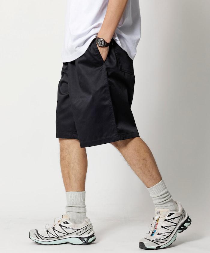 輕鬆合身 休閒 帆布 短褲