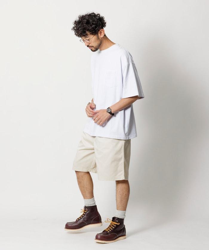 輕鬆合身 休閒 帆布 短褲