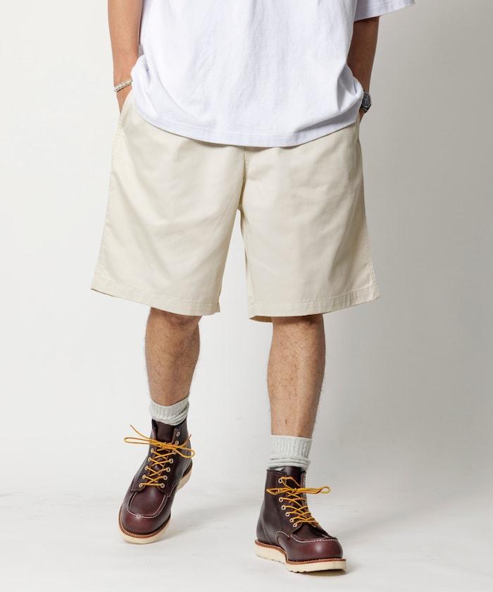 輕鬆合身 休閒 帆布 短褲