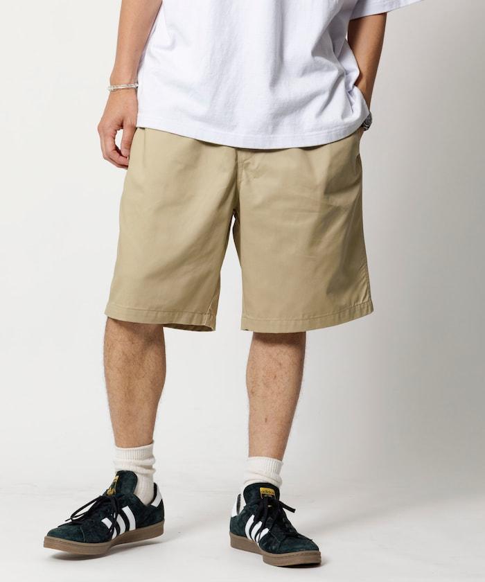 輕鬆合身 休閒 帆布 短褲