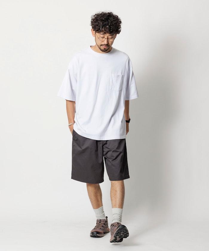輕鬆合身 休閒 帆布 短褲