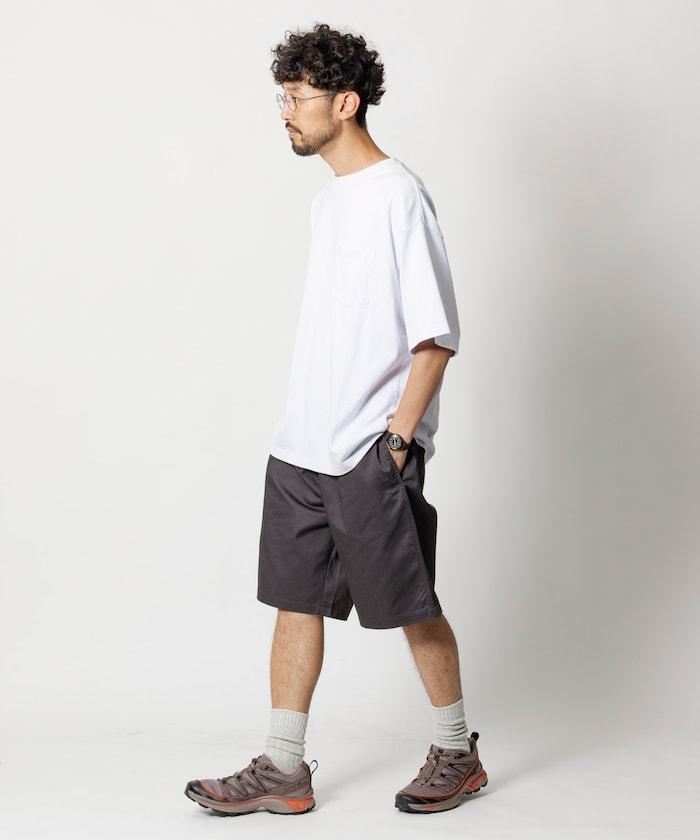 輕鬆合身 休閒 帆布 短褲