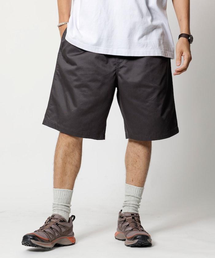 輕鬆合身 休閒 帆布 短褲